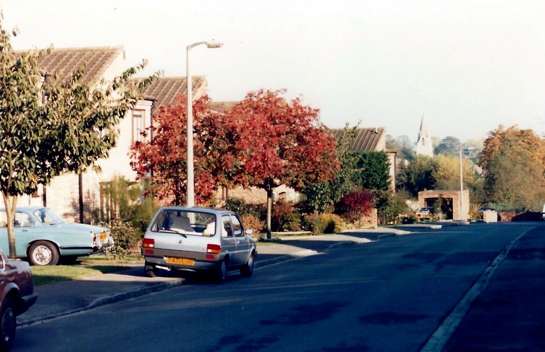 Barlow Close in October 1987