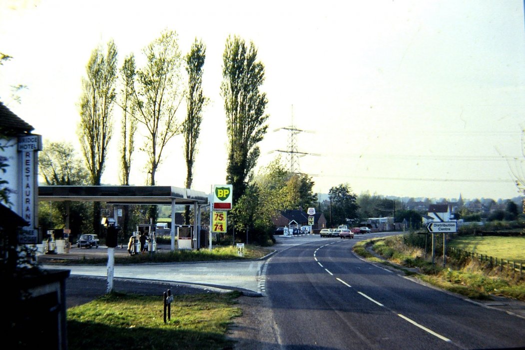 1980. Petrol station